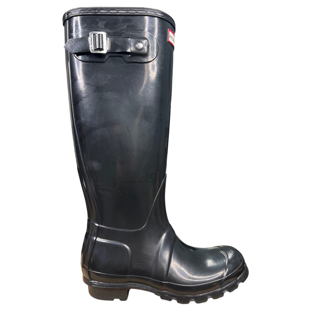 Hunter Women’s Original Black Waterproof Tall Boots Size US 6